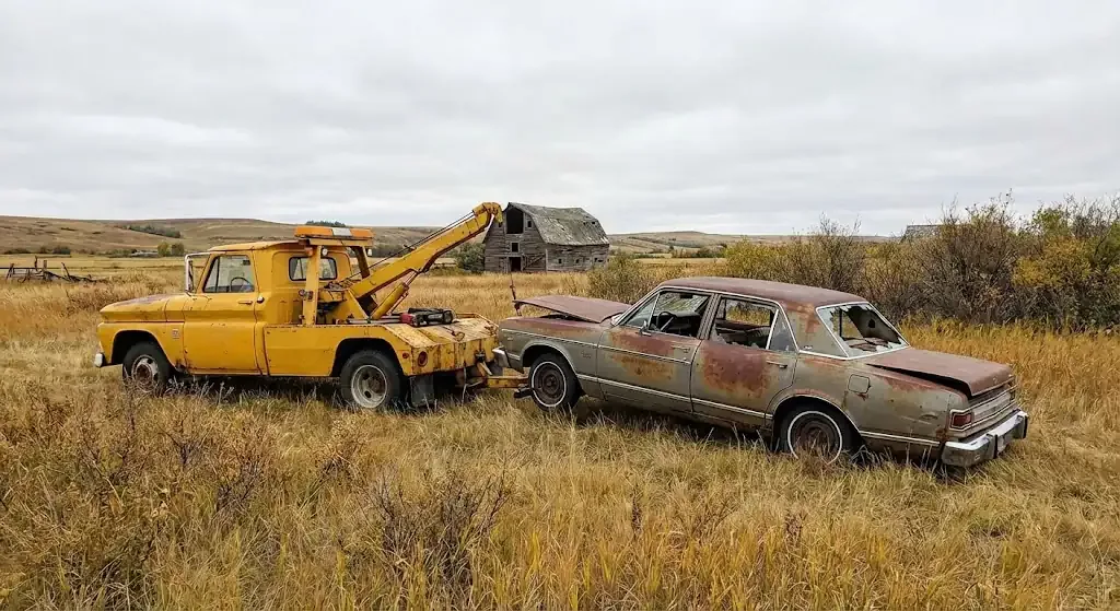 Burlington free scrap car pickup service