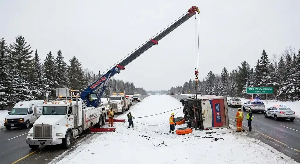 Burlington heavy equipment towing service